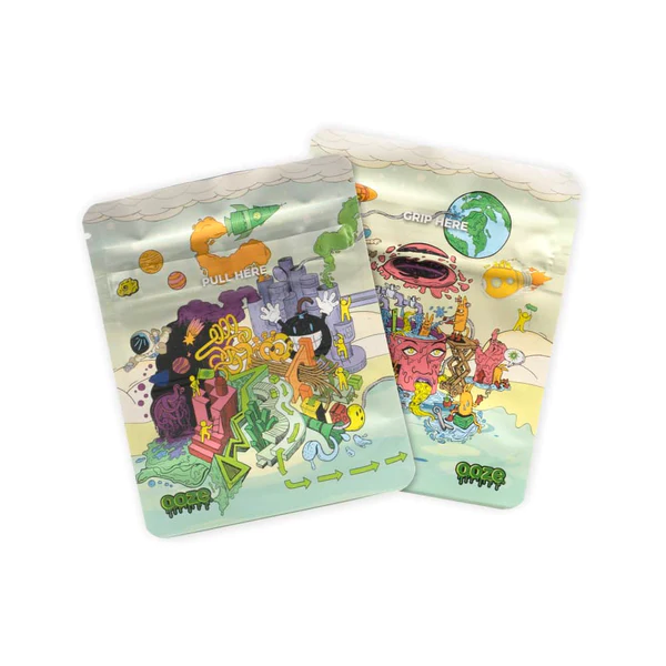 Ooze Imaginarium Designer Mylar Bags - 10ct