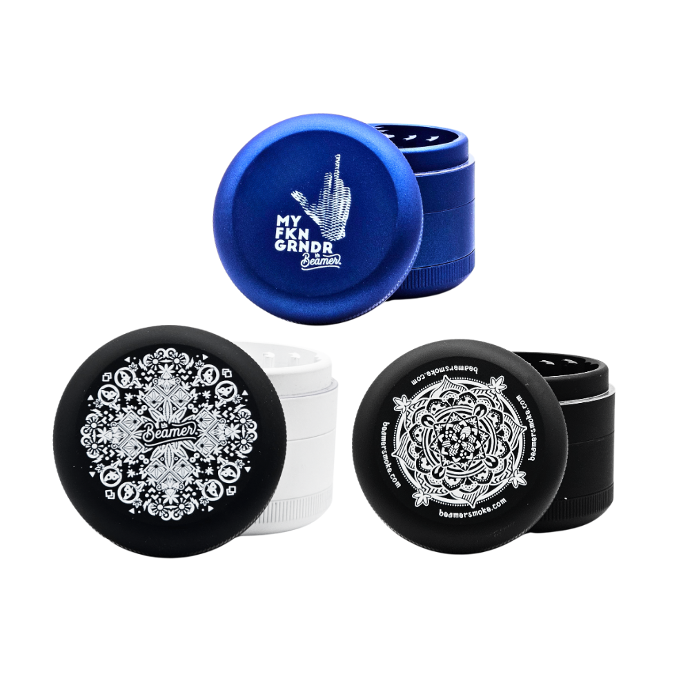 Beamer 63mm 4-Pc Capsule Soft Touch Grinder