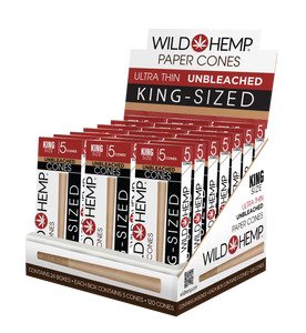 Wild Hemp King Size Pre Rolled Cones - 24ct