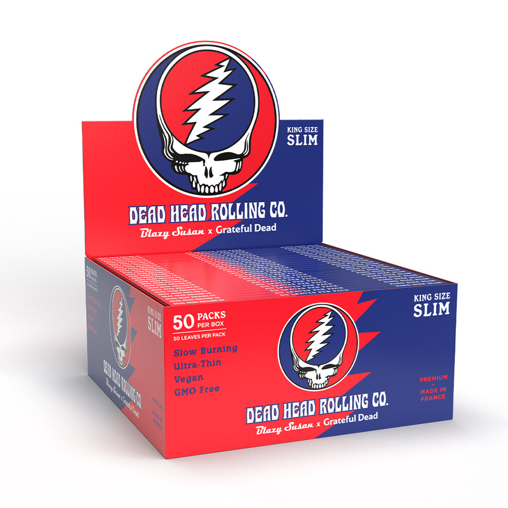 Blazy Susan Grateful Dead King Size Slim Rolling Paper - 50ct