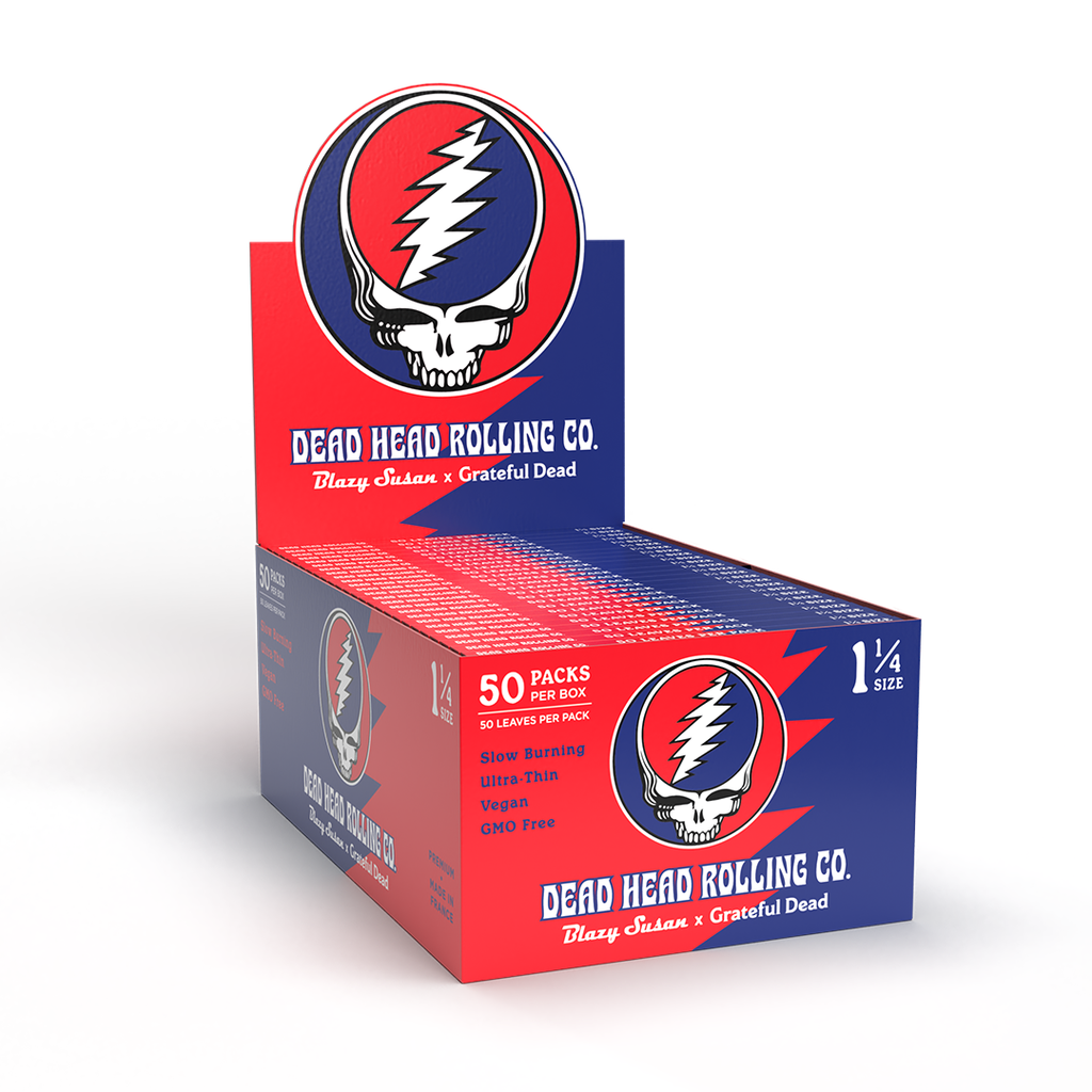 Blazy Susan Grateful Dead 11/4 Rolling Paper - 50ct