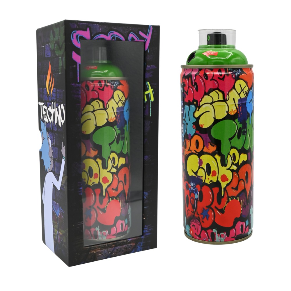 Techno 7.25" Spray Can Lighter in Gift Box