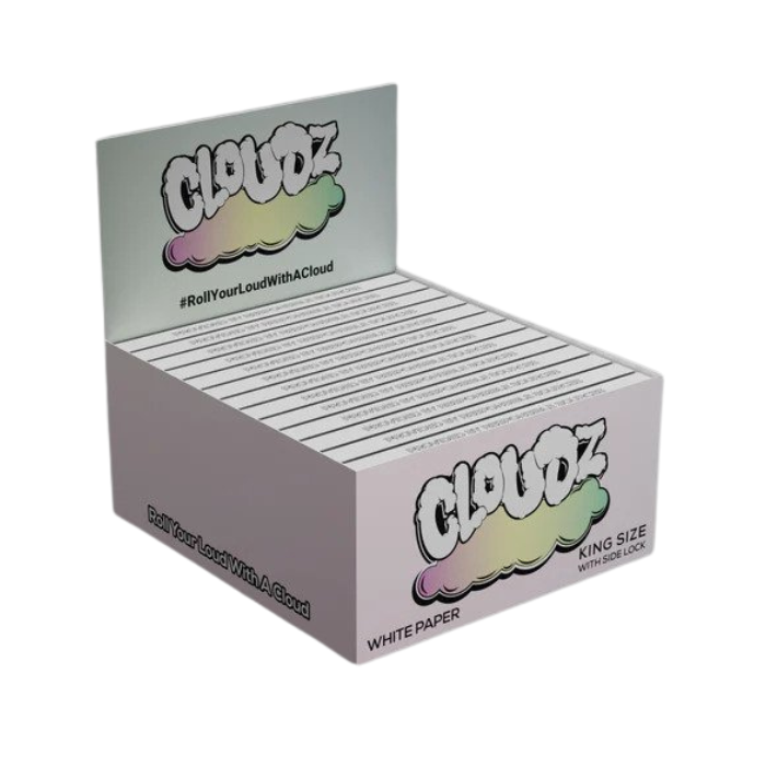 Cloudz King Size White Rolling Paper - 26ct