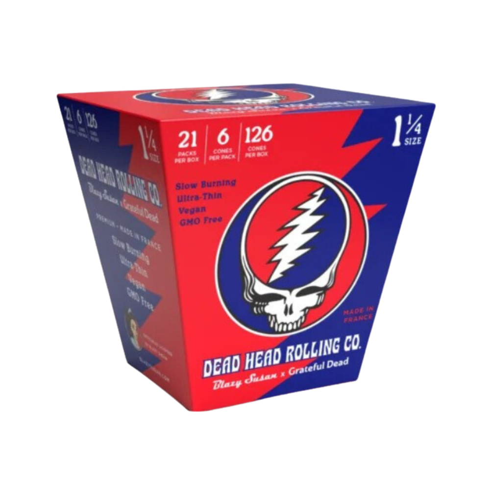 Blazy Susan Grateful Dead 1 1/4 Pre-rolled Cones 6pk- 21ct