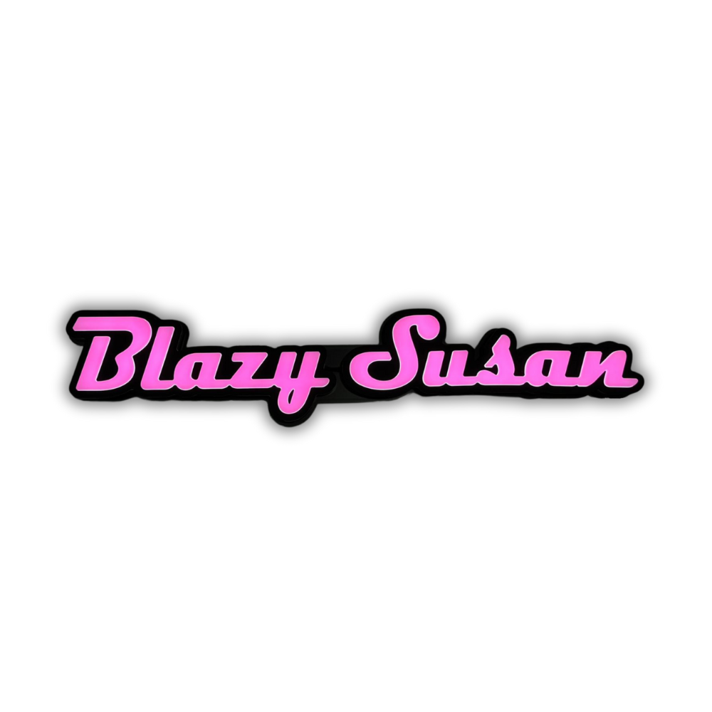 Blazy Susan Word Neon Wall Sign