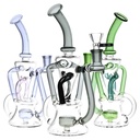 Pulsar 9" 4- Tube 14mm F Recycler Water Pipe