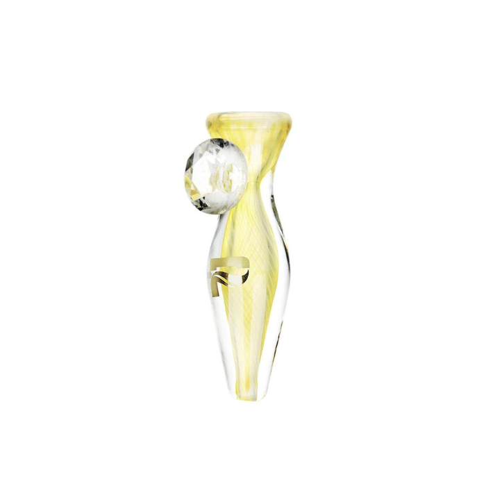 Pulsar 3" Champagne Wishes Chillum w/ Diamond