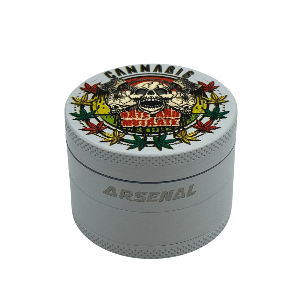 Arsenal White Havoc 50mm 4-Pc Grinder - 3ct