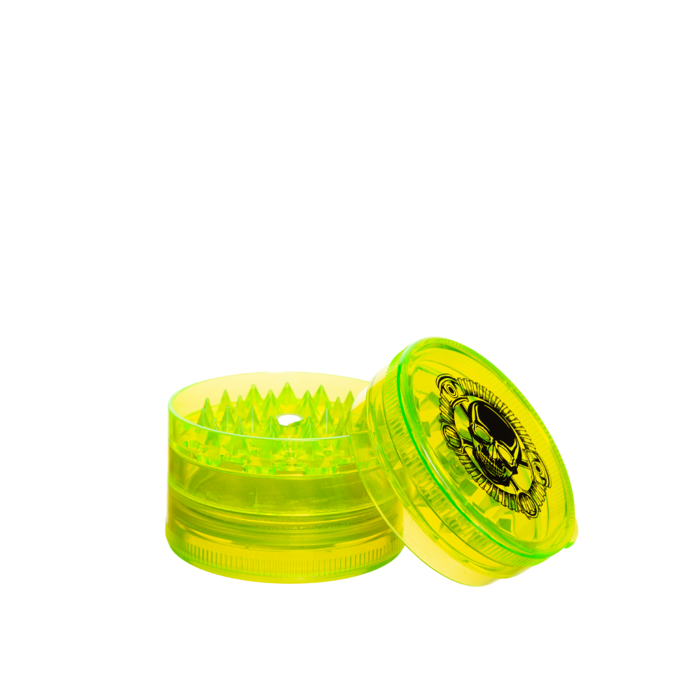Arsenal Clear Neon 60mm 5-Pc Acrylic Grinder - 12ct