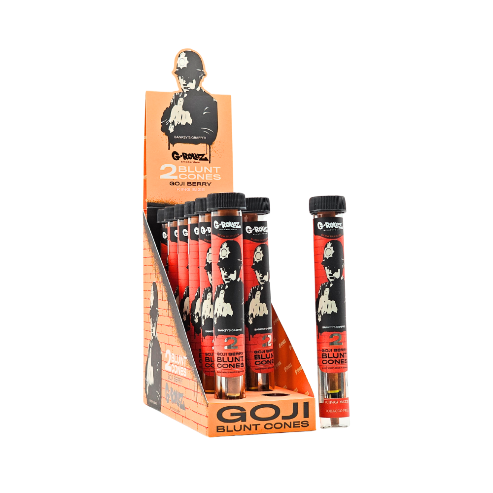 G-Rollz Banksy's Graffiti Goji Berry Blunt Cones - 12ct