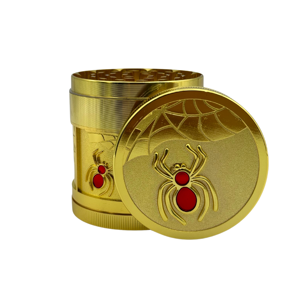 Arsenal Spider Gold Rush 63mm 4-Pc Grinder - 3ct