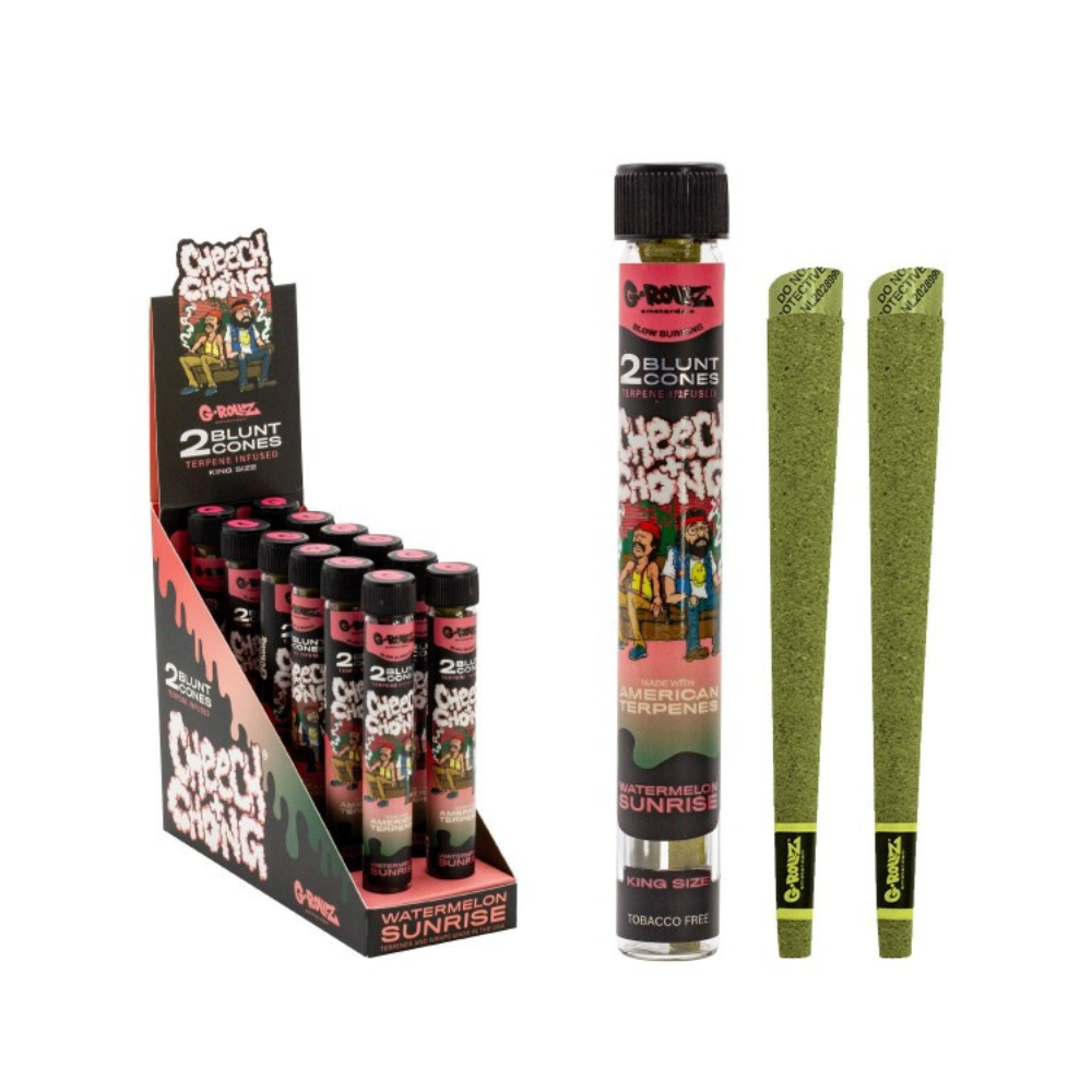 G-Rollz Cheech & Chong 2x Terpene Infused Blunt Cones - 12ct