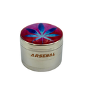 Arsenal Fraternal Leaf 63mm 4-Pc Grinder - 3ct