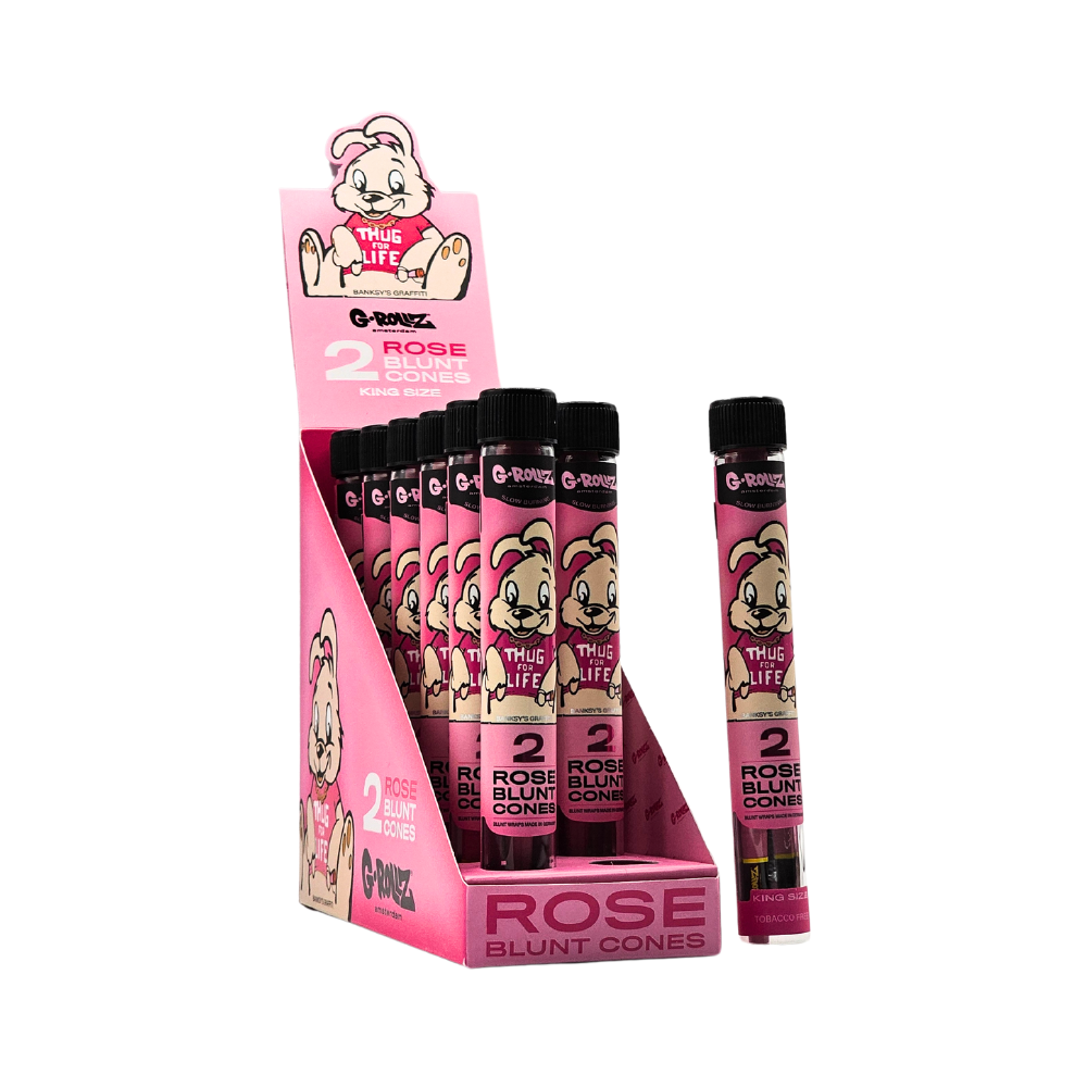 G-Rollz Banksy's Graffiti 2 Pre Rolled Rose Blunt Cones - 12ct