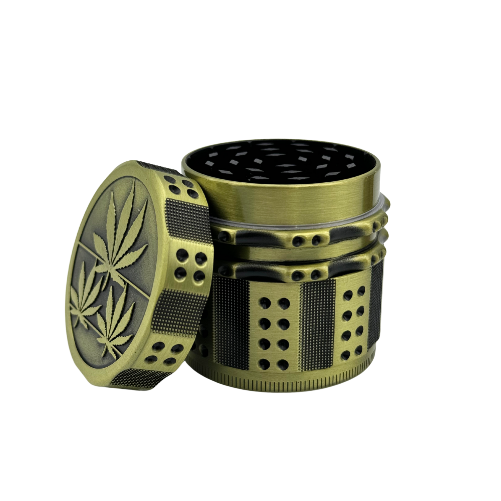 Arsenal Leafy Dominus 52mm 4-Pc Grinder - 3ct