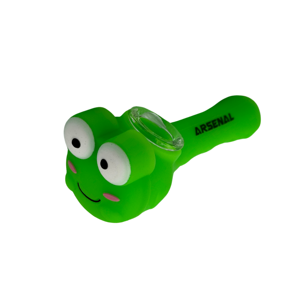 4" Arsenal Beady Froggie Hand Pipe