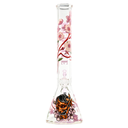 16" 9mm Cherry Blossom Castle Glass Bong