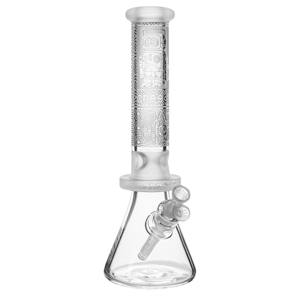 15" Cheech Sandblast Glass Beaker