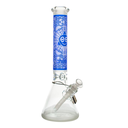 15" Cheech Sandblast Glass Beaker