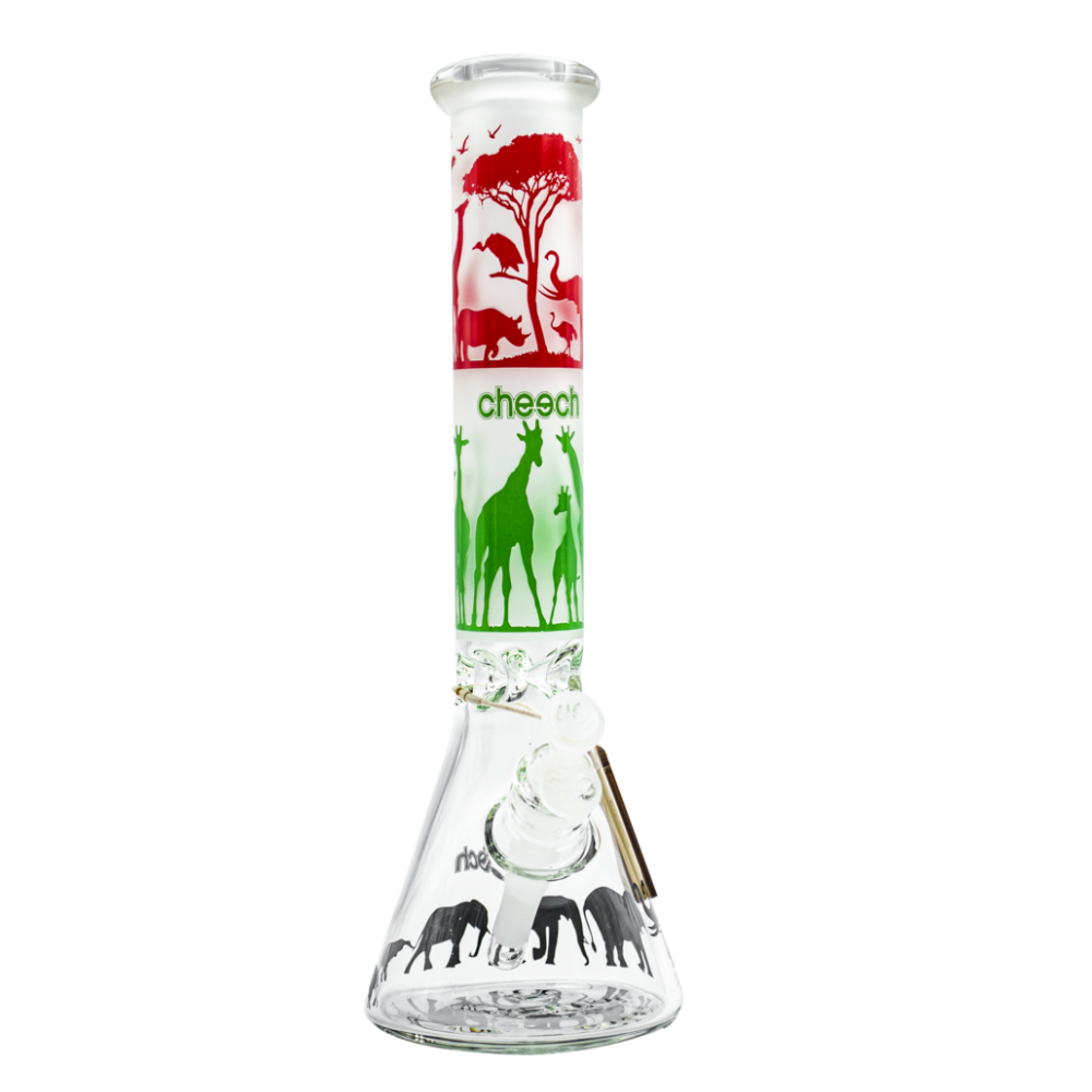 15" Cheech Wild Sandblast Glass Beaker