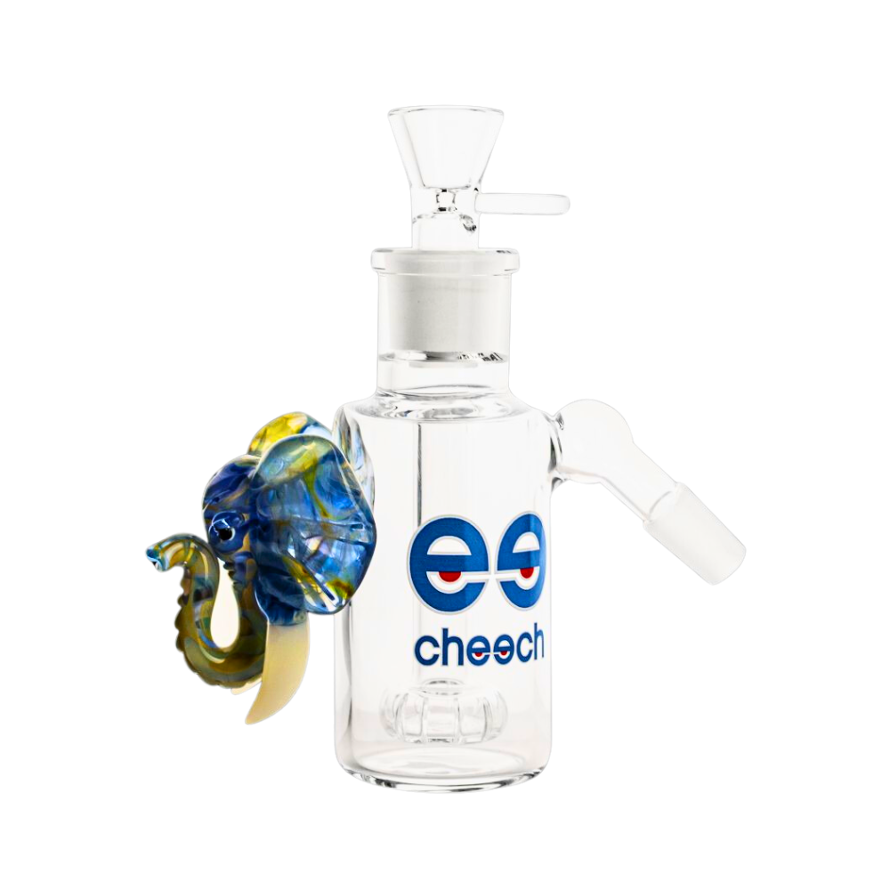 Cheech 5" 14mm Showerhead Ash Catcher with Elephant