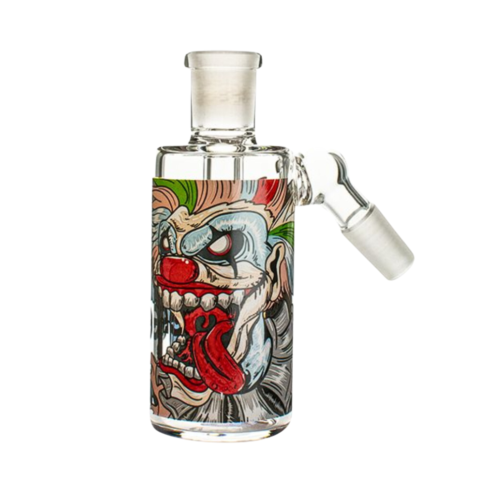 Cheech 5" 14mm Joker Decal Ash Catcher