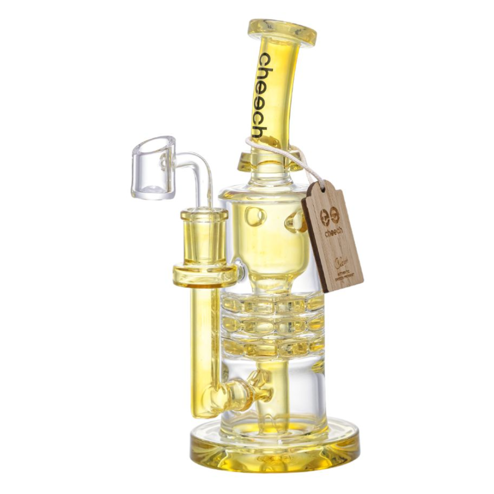 8" Cheech Showerhead Fumed Glass Rig