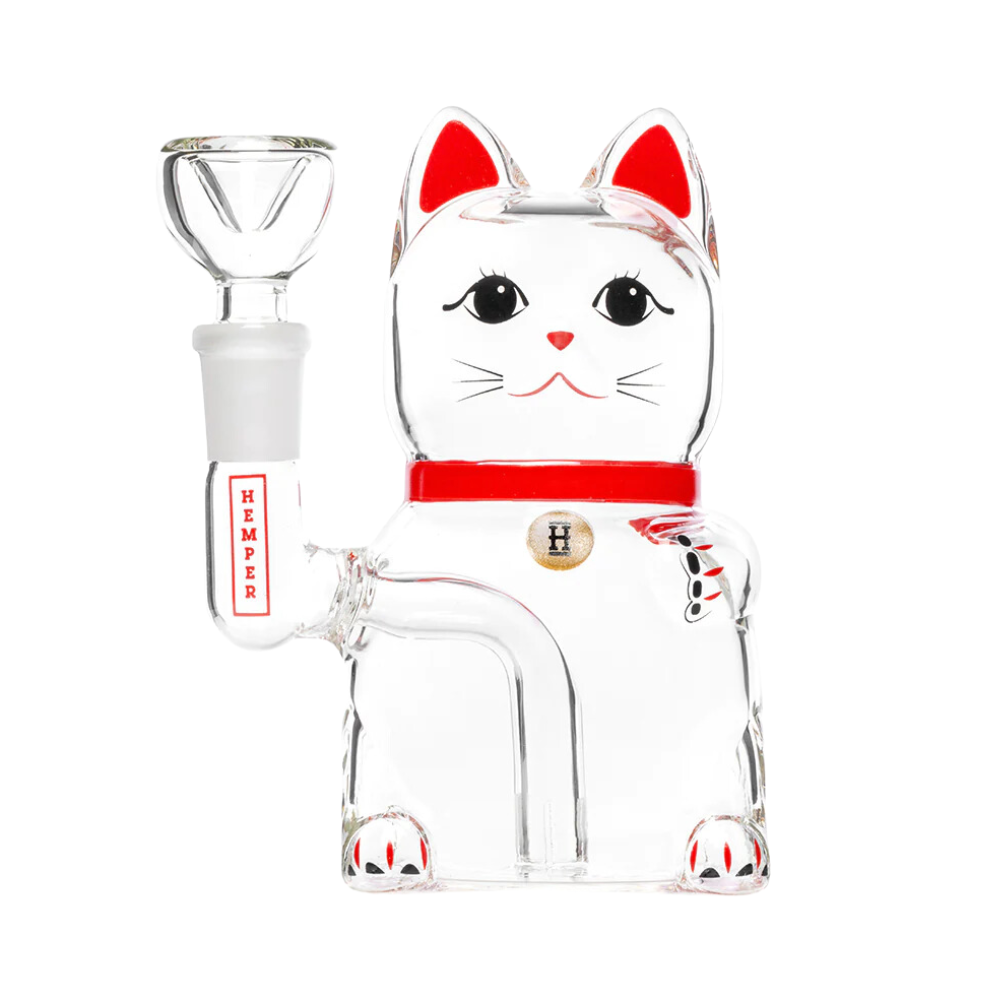 5" Hemper Lucky Money Cat Bong