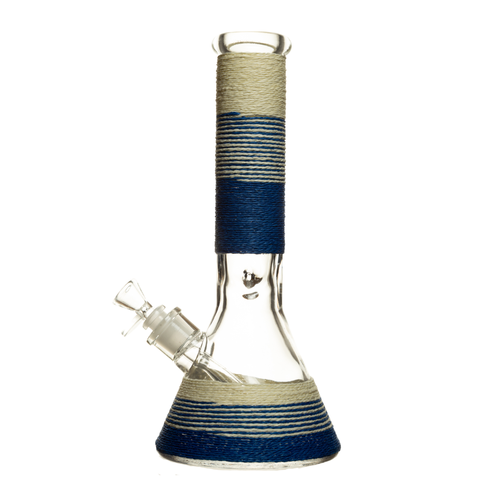 12" 7mm Standard String Glass Bong w/ Gift Box