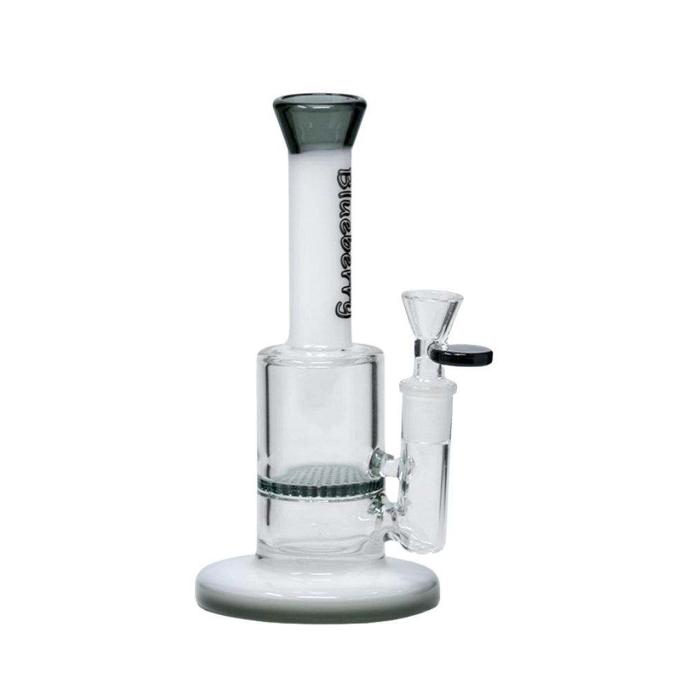 8" Nice Glass Solid Neck Honeycomb Bubbler