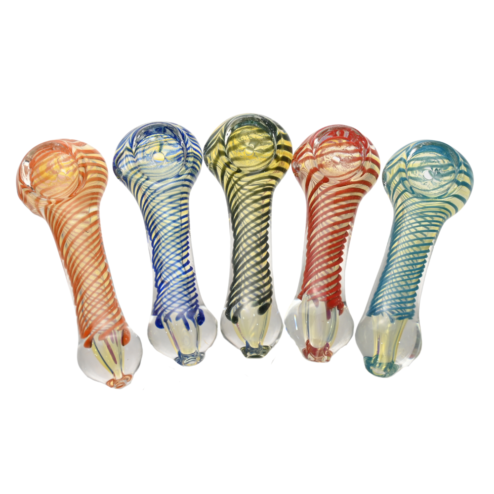 3.5" Cartel Whirlwind Illusion Hand pipe - 5ct