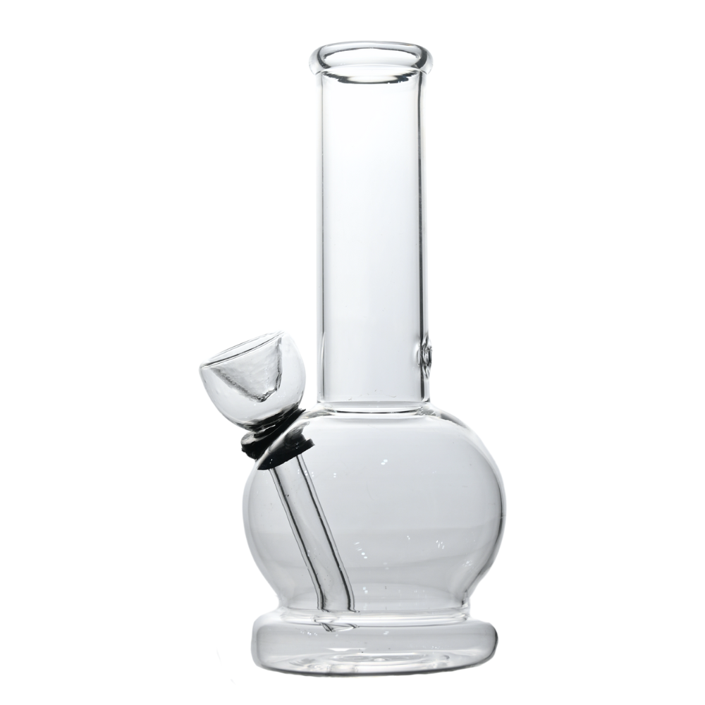 6" Transparent Glass Water Pipe