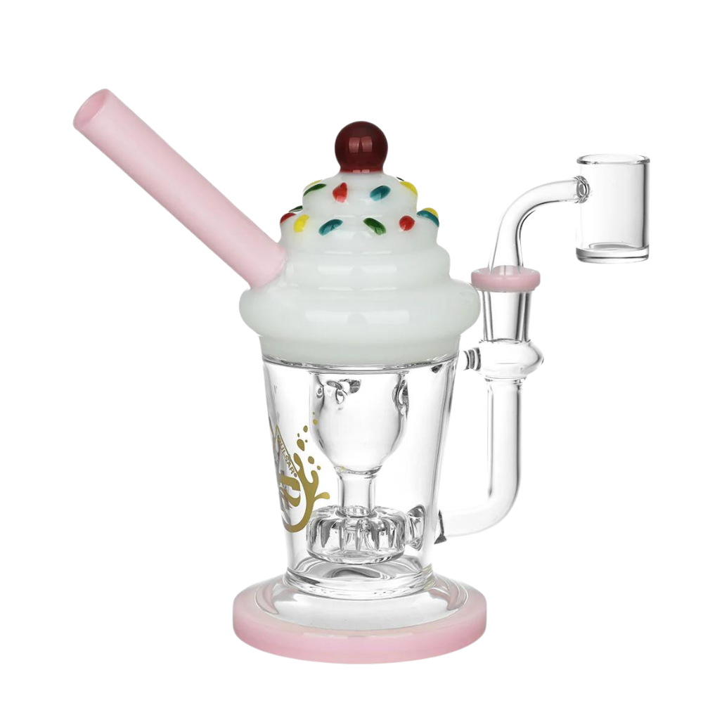 7" Pulsar Cherry On Top Recycler Dab Rig - Assorted Colours