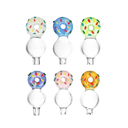 25mm Pulsar Donut Bubble Carb Cap - 6ct Assorted Colours