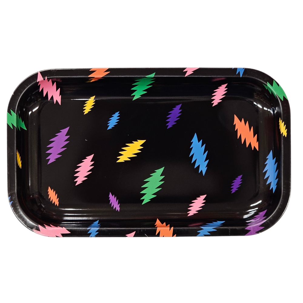 Blazy Susan Grateful Dead Bolts Metal Rolling Tray - Medium