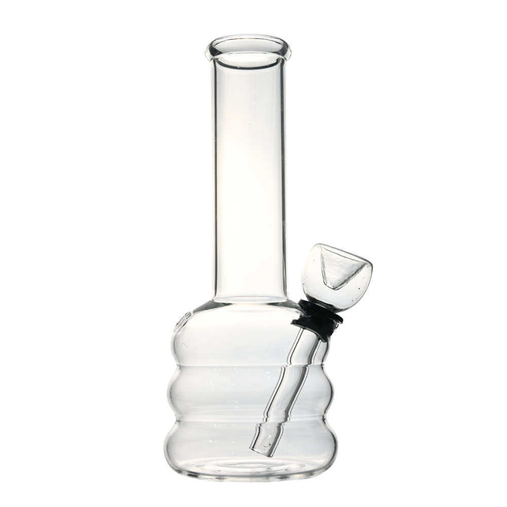 5" Clear Glass Bong