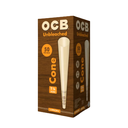 OCB Virgin Unbleached 1 1/4 Pre-Rolled Cones Mini Tower- 50ct