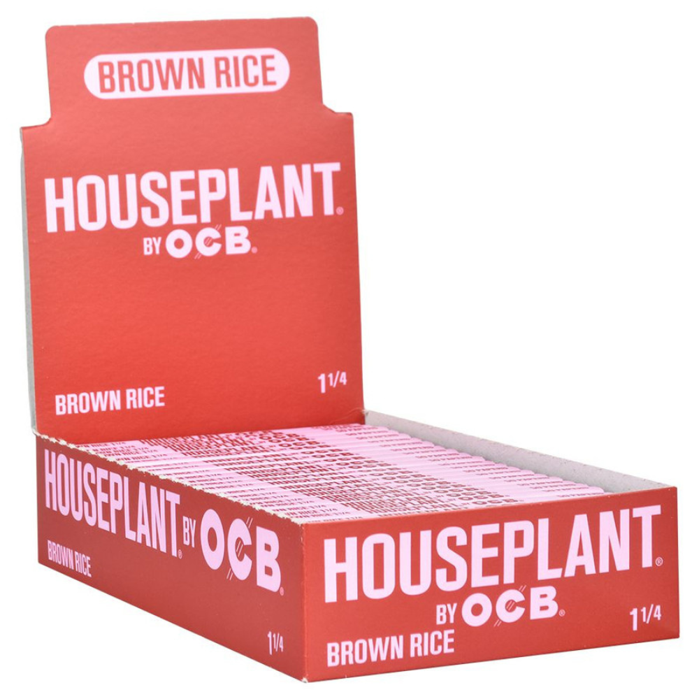 OCB Houseplant Brown Rice 1 1/4 Rolling Papers - 24ct