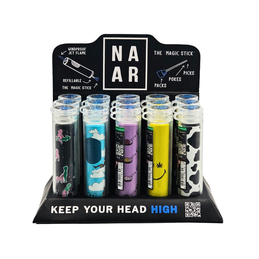 NAAR Refillable Lighters - 15ct