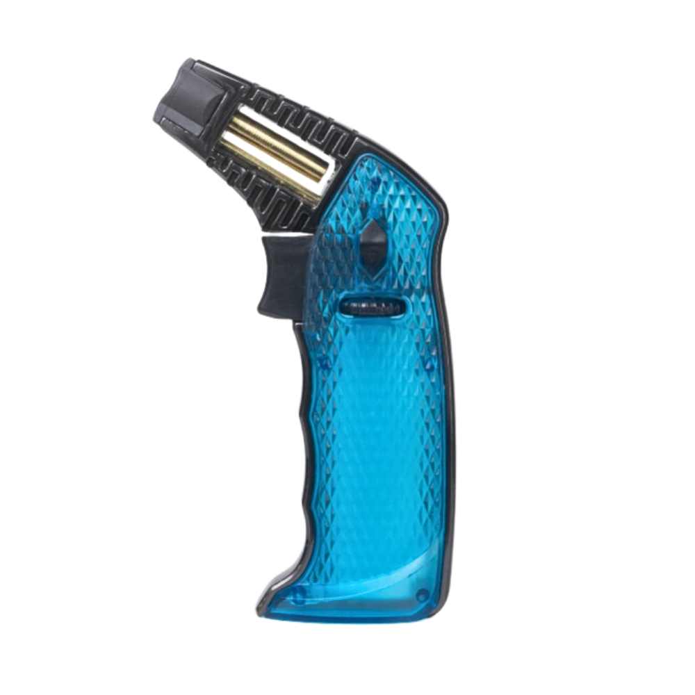 Special Blue Full Metal Torch w/ Tin Carrying Case