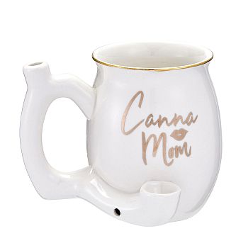 Canna Mom White Small Mug