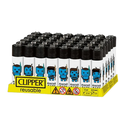 Clipper Classic Blue Babies Lighters - 48ct