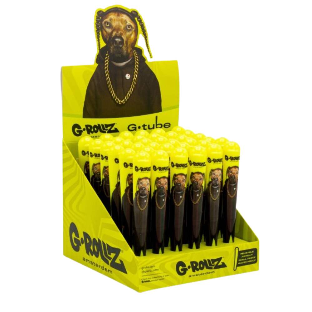 G-Rollz G-Tube 'Rap' Yellow Cone Holder - 36ct