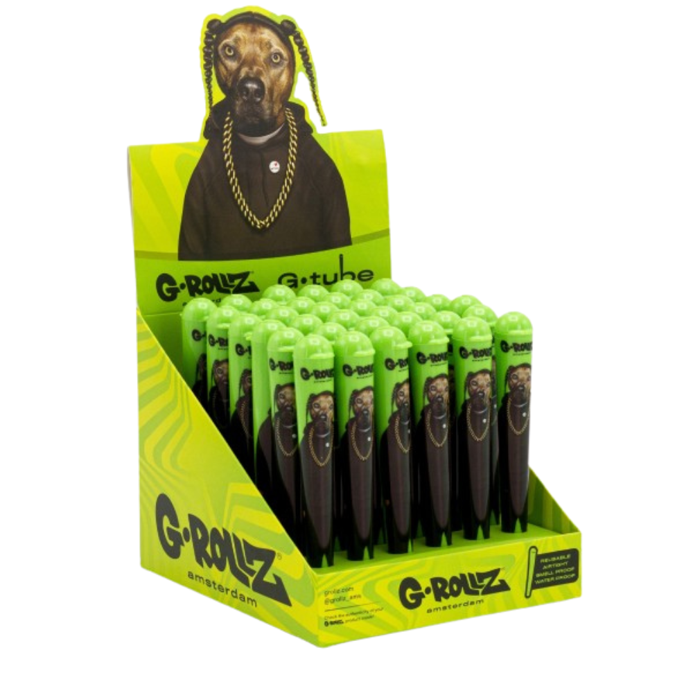 G-Rollz G-Tube 'Rap' Green Cone Holder - 36ct