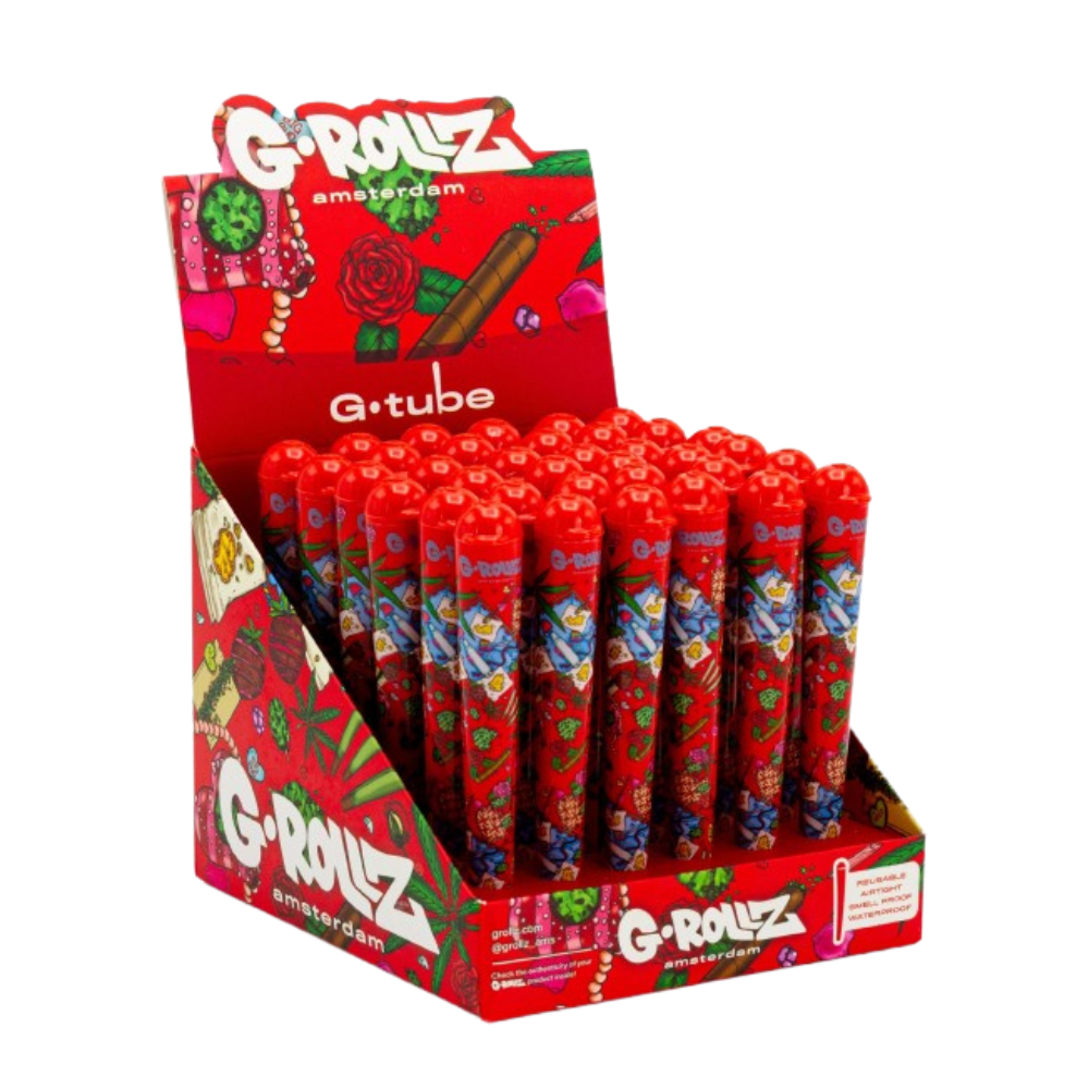 G-Rollz G-Tube 'Amsterdam Picnic Red' Cone Holder - 36ct