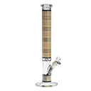 18" Hoss Glass Tartan Straight Tube