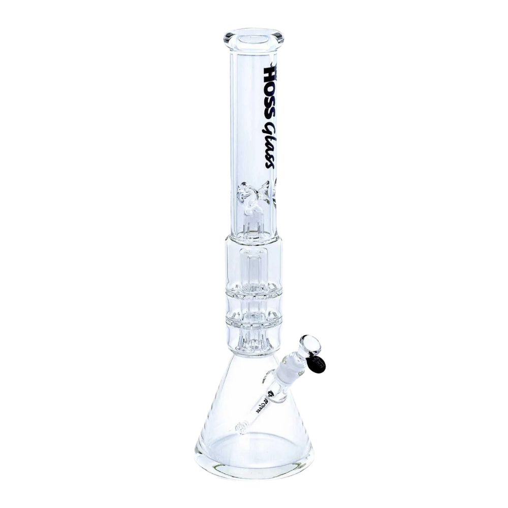 20" Hoss Glass Double-Disk Percolator Beaker