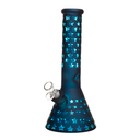 12" 7mm Stickers Glass Bong w/ Gift Box