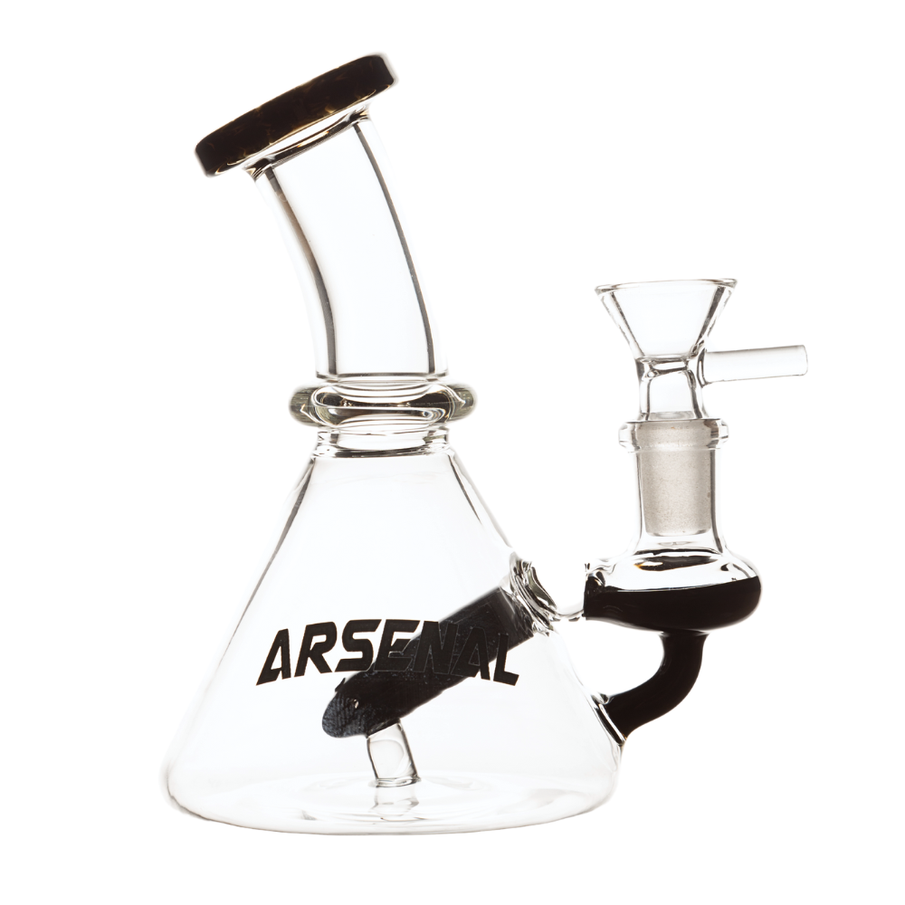 6" Arsenal Beaker Glass Bong