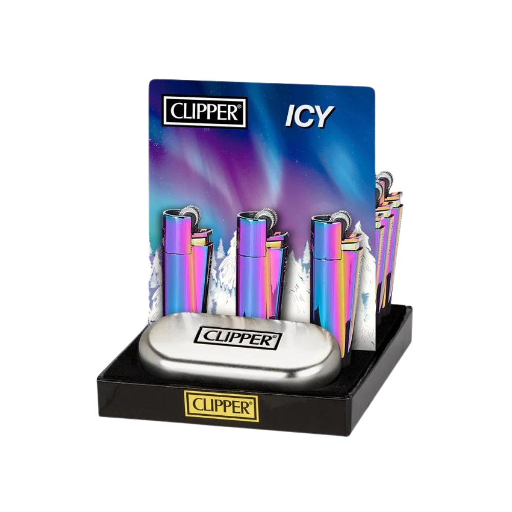 Clipper Classic Large Icy Lighters - 12ct